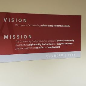 Check out this new sign we completed for The Community College of Aurora!