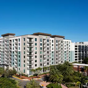 Exterior of Camden Atlantic Apartments in Plantation, Florida.