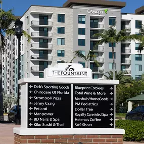 The Fountains Plaza nearby Camden Atlantic apartments in Plantation, Florida.