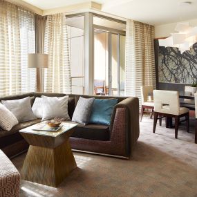 Unwind from a day of meetings or sightseeing in one of our well-appointed accommodations. Starting at 340-square-feet, each of our 153 rooms and suites is designed to delight you at Pan Pacific Seattle.