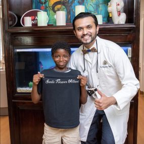 Dr Patel and young child