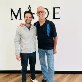 Dr. Anthony Pallotto and smiling patient