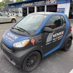 Monroe Tire Discounters on 515 South Lafayette Street in Shelby