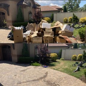 before and after house cleanout in Raleigh