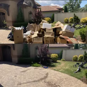 before and after house cleanout in Raleigh