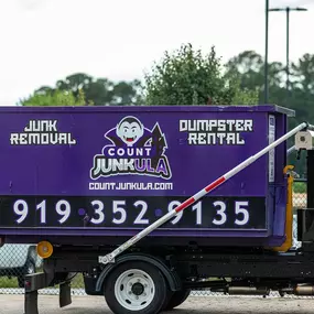 Count Junkula of Raleigh dumpster