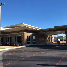 The new First Bank Fuquay-Varina branch exterior.