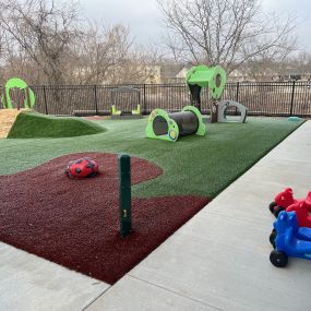 A playground for young children at New Horizon Academy in Overland Park, KS.