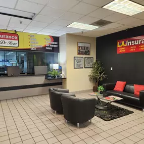 The interior of L.A. Insurance agency AZ-48