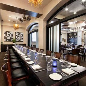 The Castellini dining room offers a semi-private banquet room with sliding doors that separate your party from the main dining room. With support of up to 28 guests, this is a perfect choice for your next event or gathering.