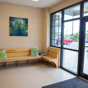 We keep wait times to a minimum. If there is a short wait, have a seat in our comfortable and bright waiting area!