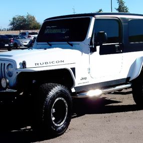 After - White Jeep