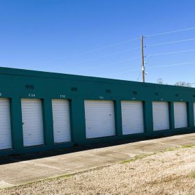 Drive-up storage units.