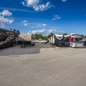 Vehicle storage next to Rice’s Country Hams