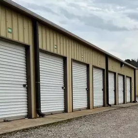 Drive up storage facility near Dollar General and Walgreens