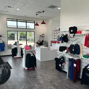 Lobby and merch.