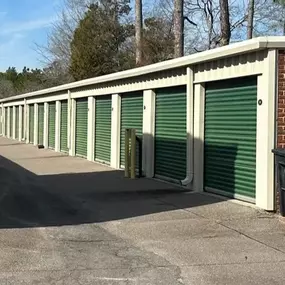 Drive up self-storage facility near Bojangles in Lugoff, South Carolina