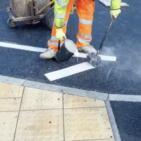 Parking Lot Line Striping & Pavement Markings