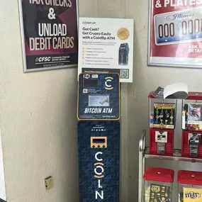 Bild von CoinFlip Bitcoin ATM - CFSC Checks Cashed Lincolnway Currency Exchange and Auto License (Chicago Heights)