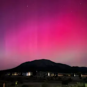 Borealis looking towards South Mountain in Edgewood, NM