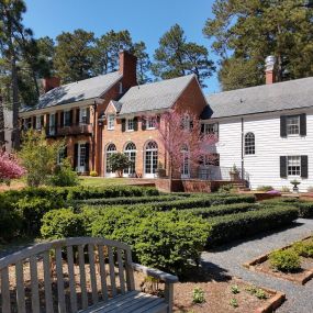 In 1977, Sam Ragan, NC Poet Laureate and publisher of The Pilot, along with Paul Green, Elizabeth S. (Buffie) Ives and others organized a group of colleagues to preserve and protect the Boyds’ legacy, the Boyd House and its beautiful surroundings. Friends of Weymouth,Inc. was chartered as a nonprofit corporation which purchased the home and grounds in 1979 to establish a cultural center. Weymouth Center for the Arts & Humanities opened its doors on July 20, 1979.