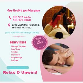 Massage techniques are commonly applied with hands, fingers, 
elbows, knees, forearms, feet, or a device. 
The purpose of massage is generally for the treatment of 
body stress or pain.