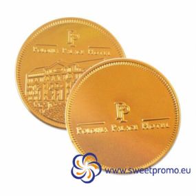 Čokoládové mince s ražbou