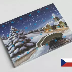 Adventní kalendář A5 s reklamním potiskem