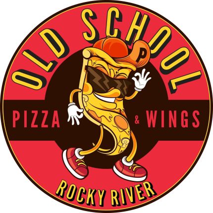 Logotyp från Old School Pizza & Wings by Rocky River
