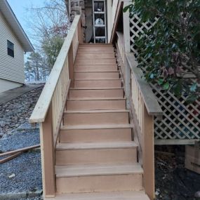 AHS Three Rivers Deck Stairs Work