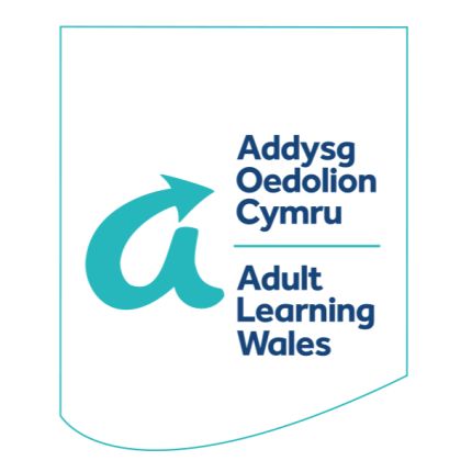 Logotipo de Addysg Oedolion Cymru | Adult Learning Wales