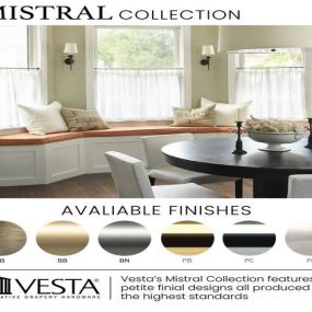 Vesta Drapery Hardware