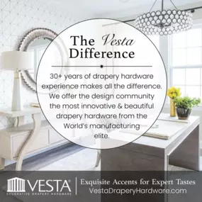 Vesta Drapery Hardware