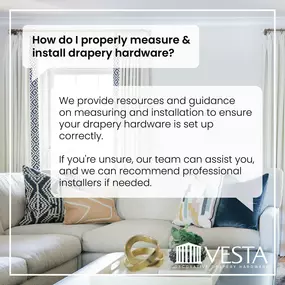 Vesta Drapery Hardware