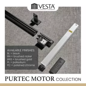 Vesta Drapery Hardware