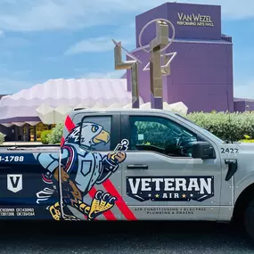Veteran Air Heating & Air Conditioning work truck