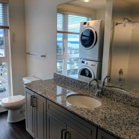 Bathroom with Washer & Dryer Included