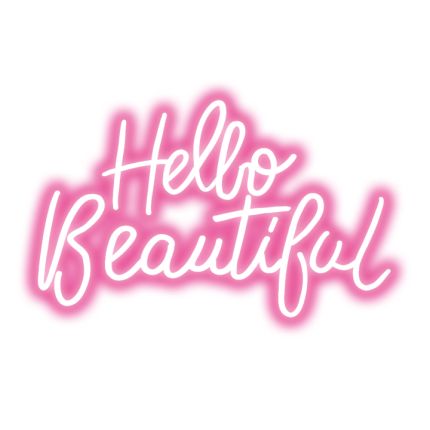 Logo from hello beautiful