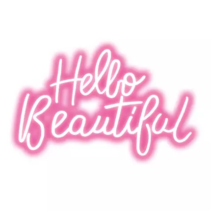 Logo van hello beautiful