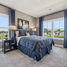 Spacious secondary bedrooms