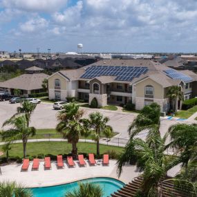 Aerial Pool View