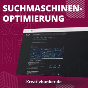 Suchmaschinen- & Local SEO von Kreativ Bunker: Steigern Sie Online-Sichtbarkeit. Wir optimieren Ihren Auftritt, erhöhen Besucherzahlen und stärken Ihre digitale Präsenz.