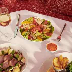 Hotel Plaza Athénée salade lunch déjeuner La Terrasse Montaigne