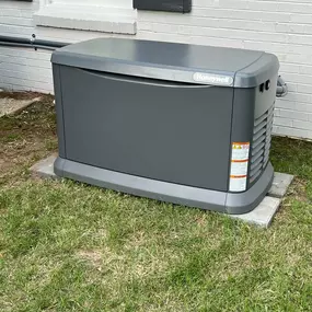 back generator installed