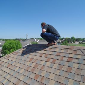 Just doing a little roof inspection.