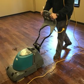 Wood floor cleaning