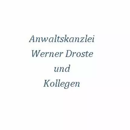 Logo od Anwaltskanzlei Werner Droste und Kollegen