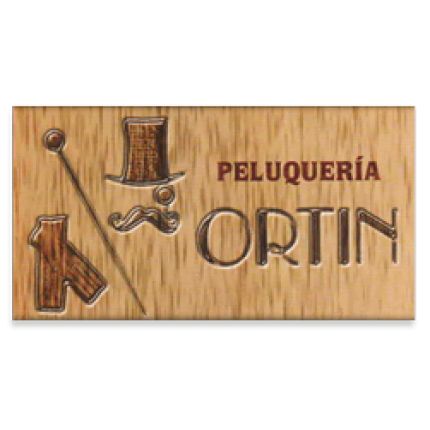 Logótipo de Peluquería Ortín