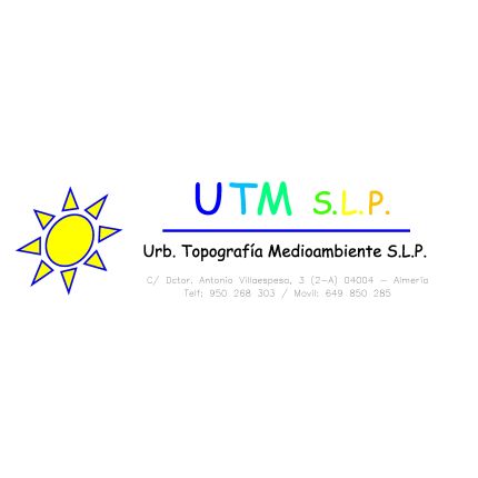 Logótipo de UTM Topografía, SLP