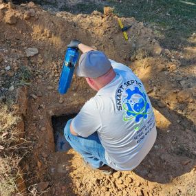Inspecting a septic system